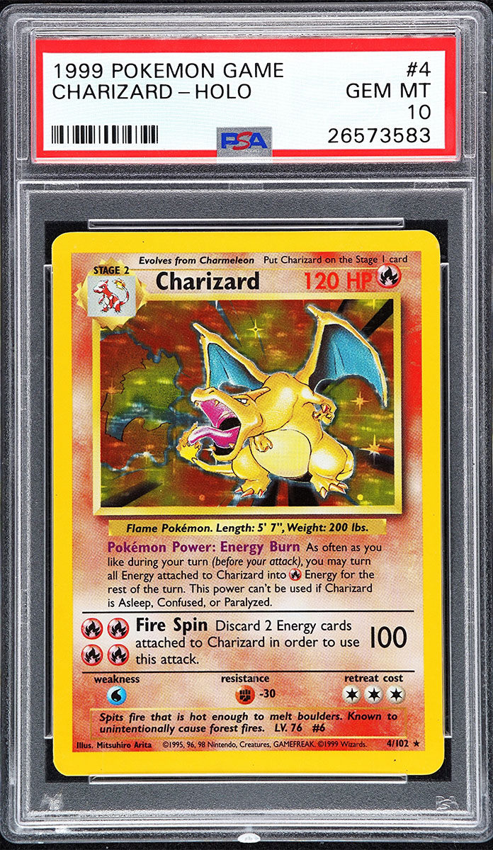 Charizard — Base Set graded card