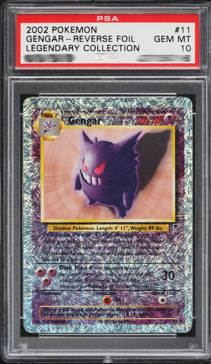 Gengar — Legendary Collection graded card